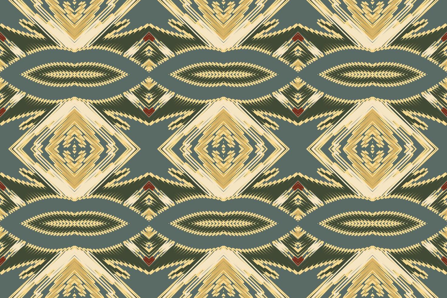 Tissue Dupatta Seamless Native American, Motif embroidery, Ikat embroidery Design for Print egyptian pattern tibetan mandala bandanna vector