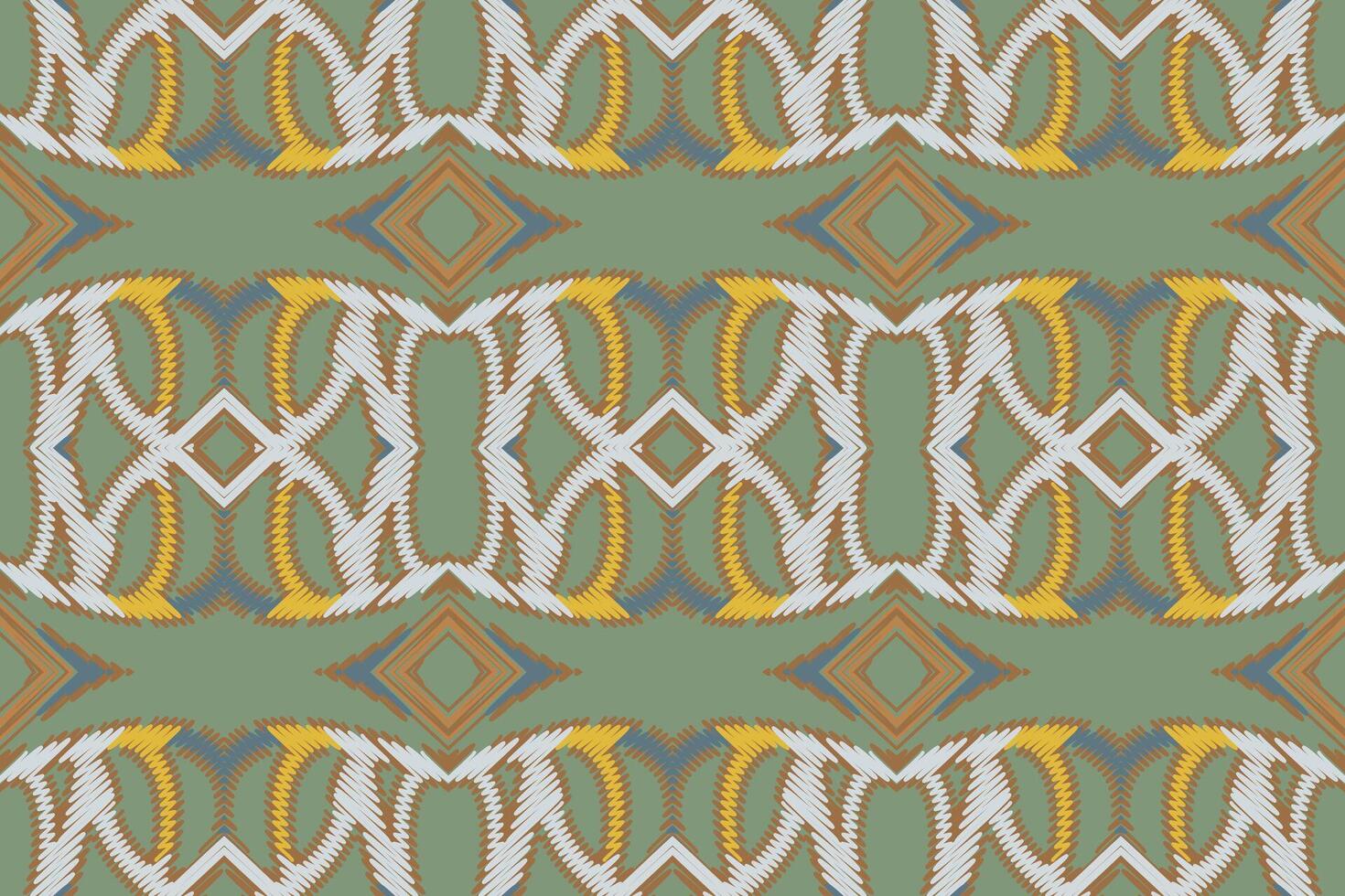 Tissue Dupatta Seamless Australian aboriginal pattern Motif embroidery, Ikat embroidery Design for Print tie dyeing pillowcase sambal puri kurti mughal architecture vector