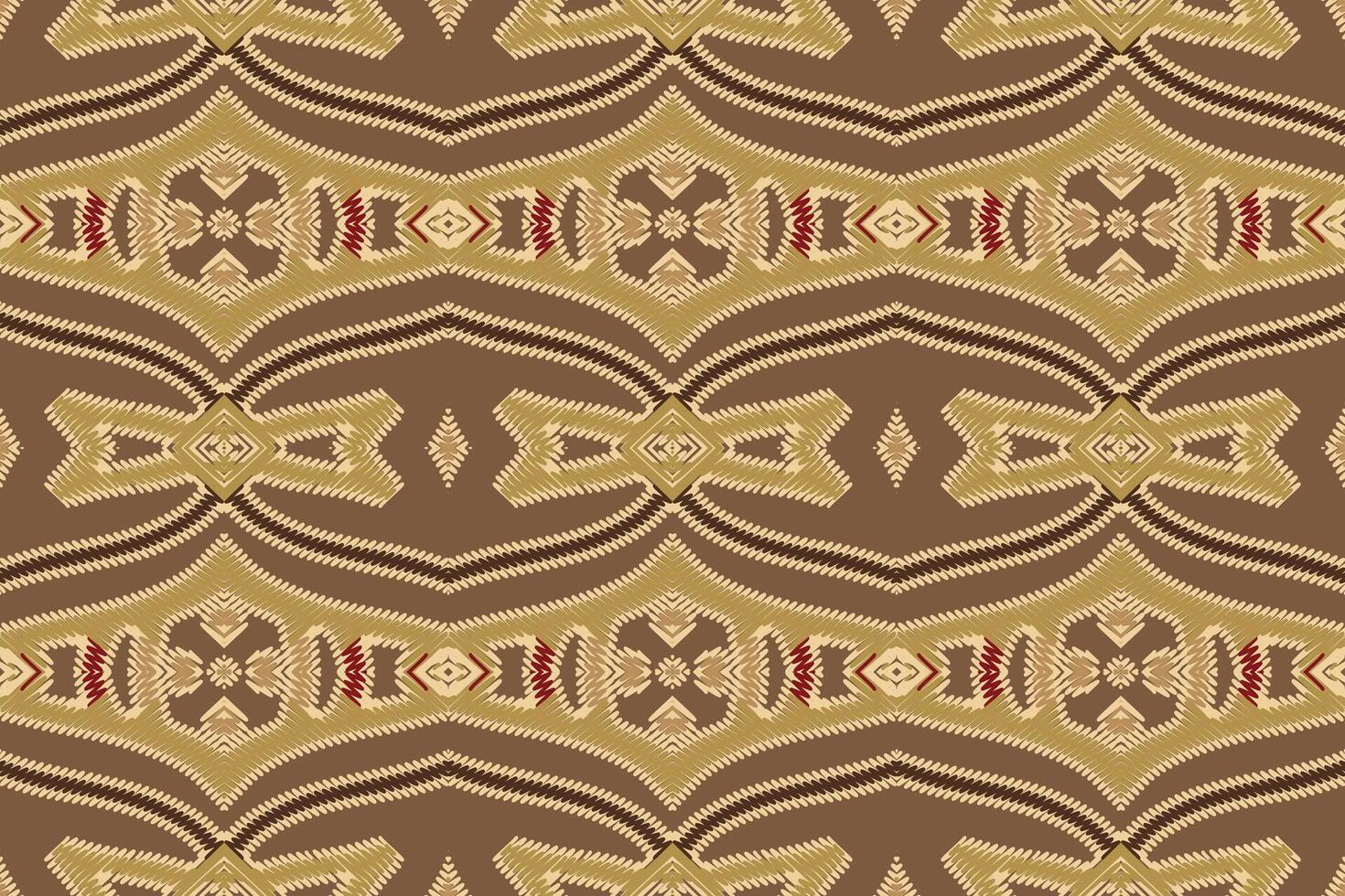 Tissue Dupatta Seamless Australian aboriginal pattern Motif embroidery, Ikat embroidery Design for Print figure tribal ink on cloth patola sari vector