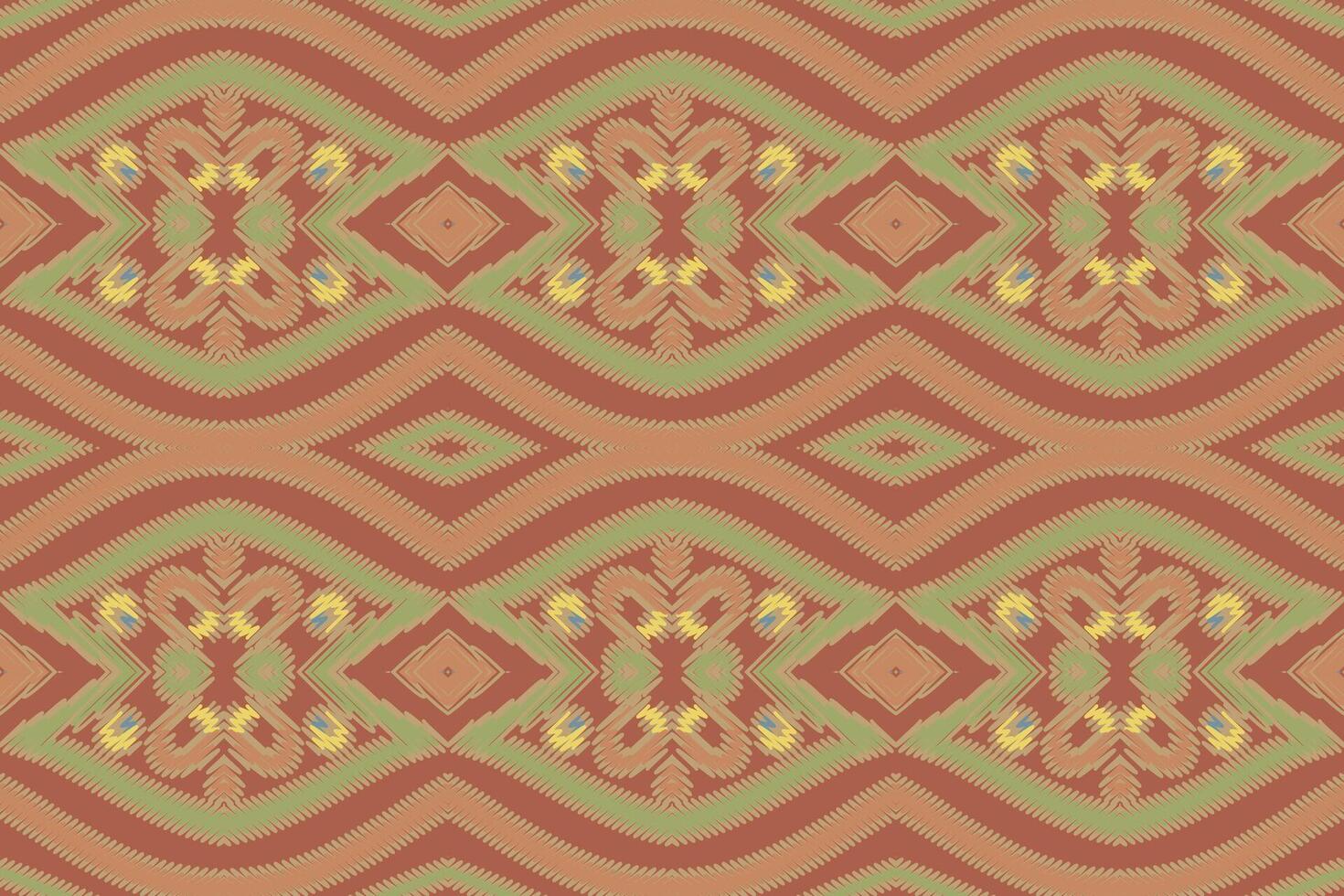 Tissue Dupatta Seamless Mughal architecture Motif embroidery, Ikat embroidery Design for Print jacquard slavic pattern folklore pattern kente arabesque vector