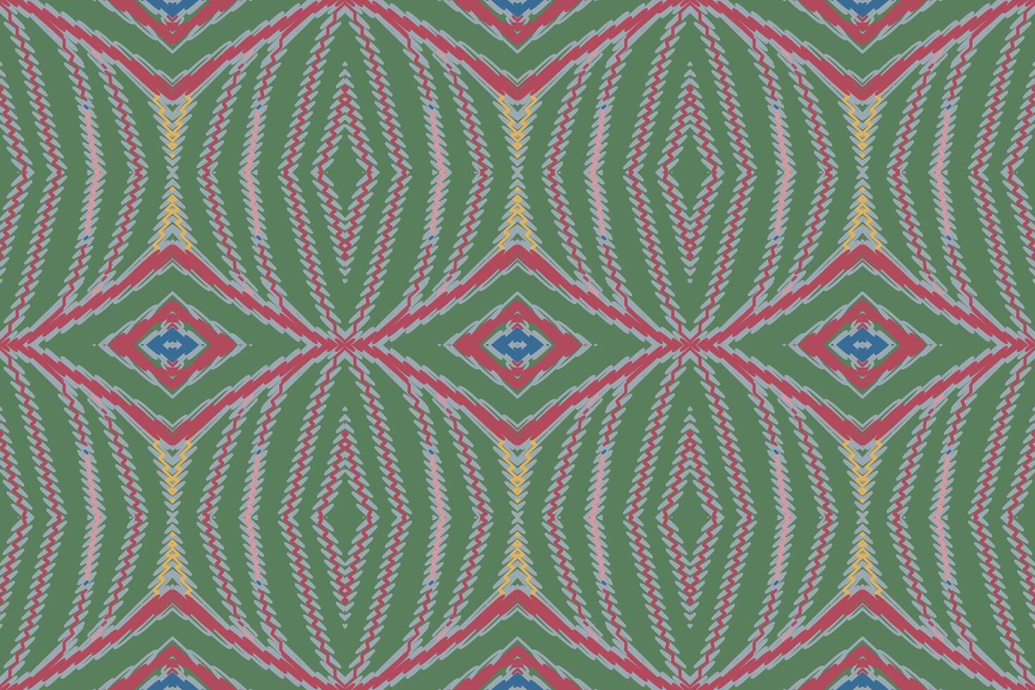 Tissue Dupatta Seamless Scandinavian pattern Motif embroidery, Ikat embroidery Design for Print indonesian batik motif embroidery native american kurta mughal design vector