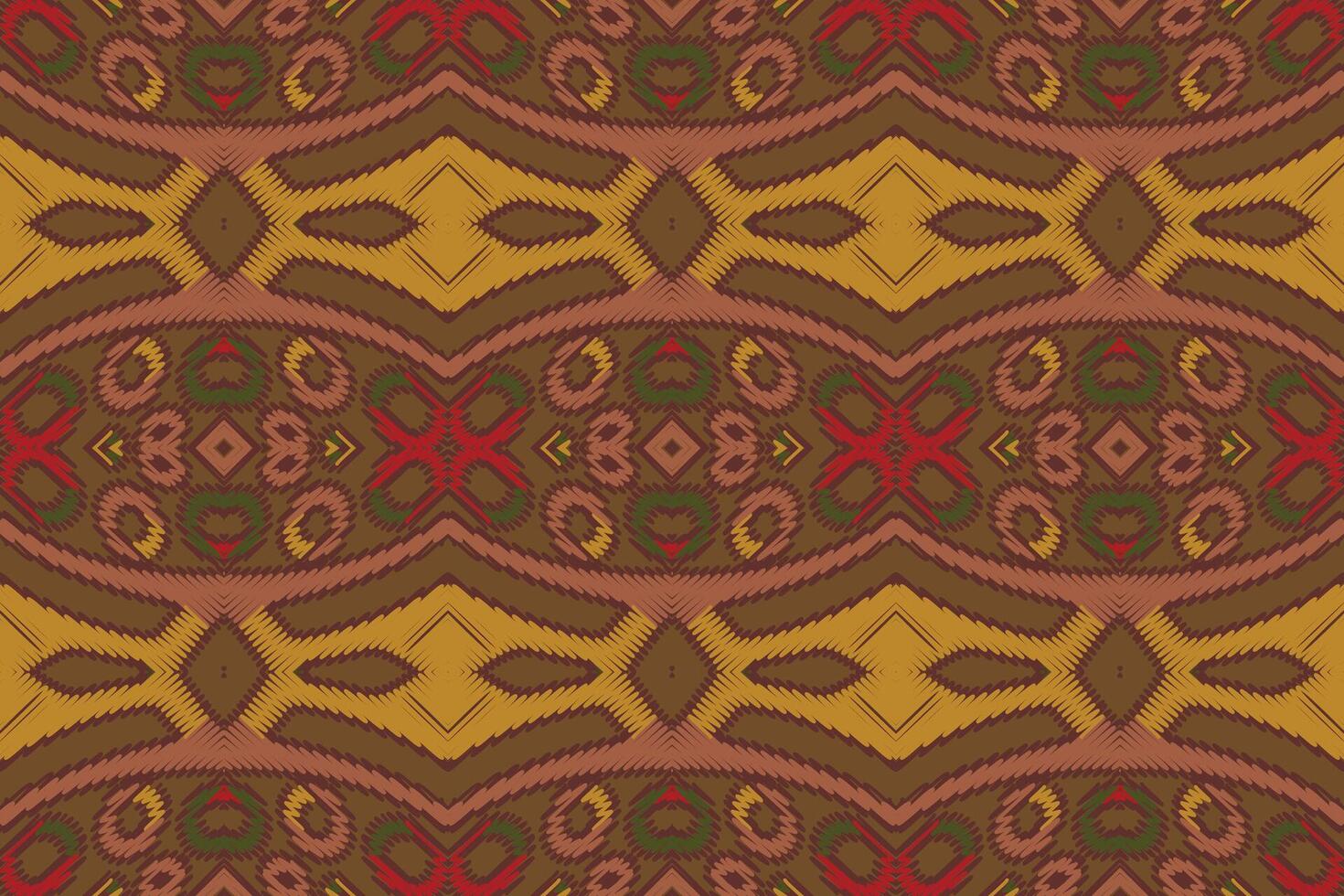 Tissue Dupatta Seamless Mughal architecture Motif embroidery, Ikat embroidery Design for Print scarf hijab pattern kerchief ikat Silk kurti model mughal patterns vector