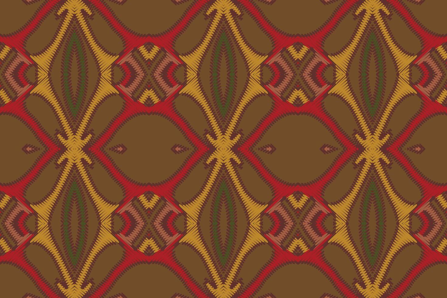 Tissue Dupatta Seamless Mughal architecture Motif embroidery, Ikat embroidery Design for Print indigenous art aboriginal art pattern floral kurti mughal border vector