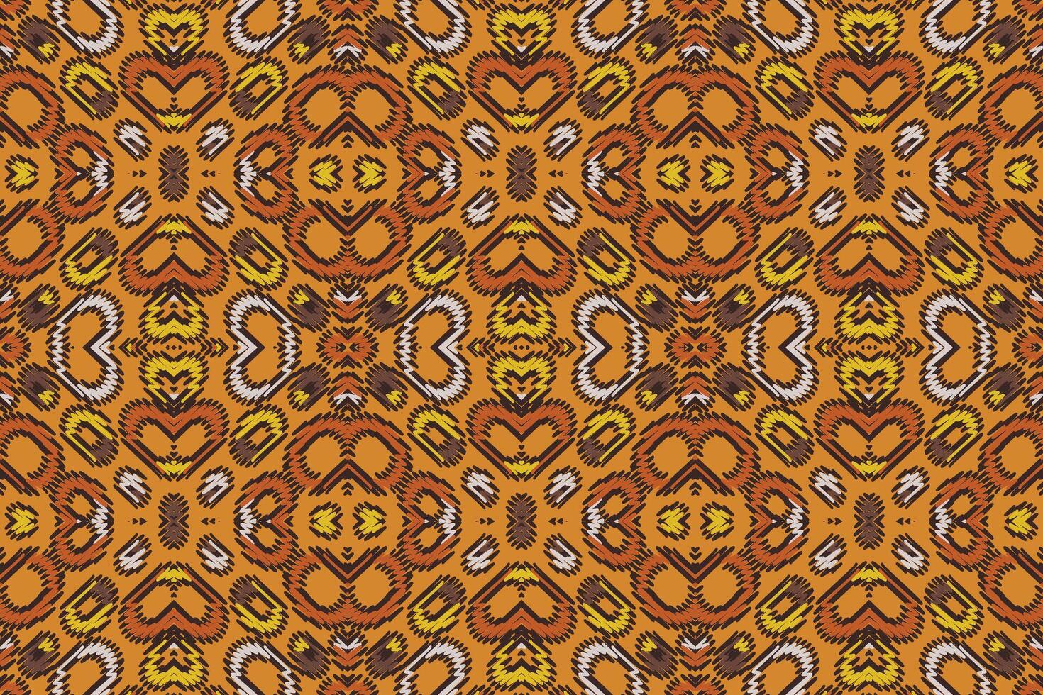 Tissue Dupatta Seamless Mughal architecture Motif embroidery, Ikat embroidery Design for Print scandinavian pattern saree ethnic nativity gypsy pattern vector