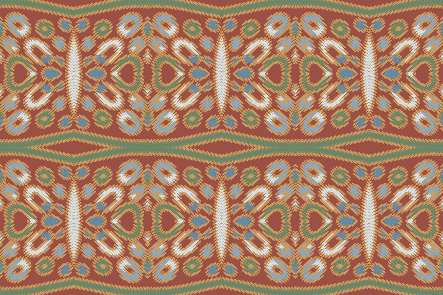 Tissue Dupatta Seamless Scandinavian pattern Motif embroidery, Ikat embroidery Design for Print border embroidery ancient egypt vector