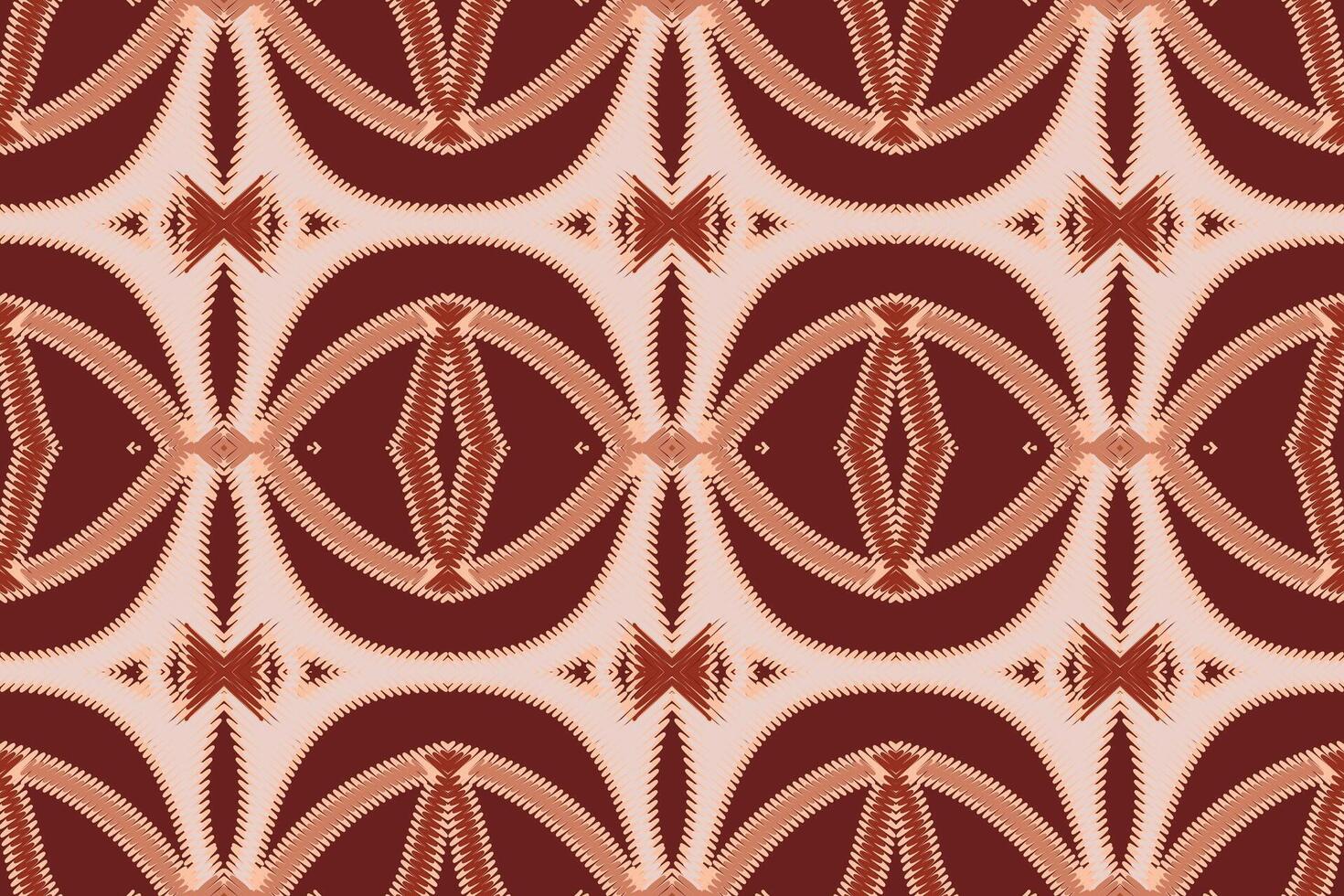 Peruvian pattern Seamless Bandana print silk Motif embroidery, Ikat embroidery Design for Print indonesian batik motif embroidery native american kurta mughal design vector