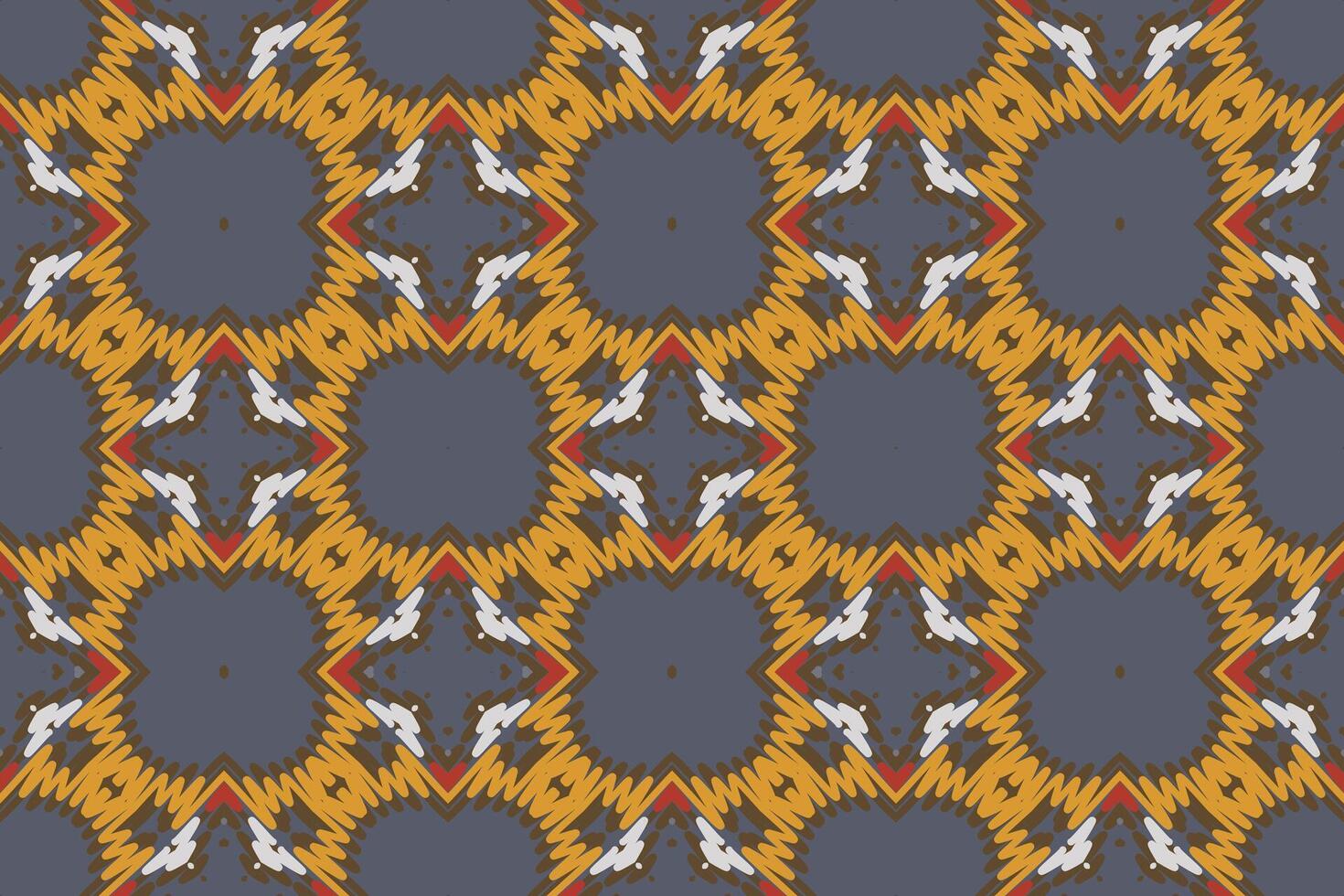 Peruvian pattern Seamless Mughal architecture Motif embroidery, Ikat embroidery Design for Print indonesian batik motif embroidery native american kurta mughal design vector