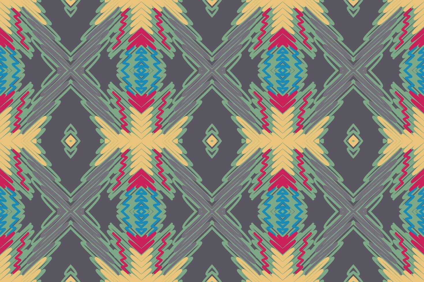 Peruvian pattern Seamless Scandinavian pattern Motif embroidery, Ikat embroidery Design for Print figure tribal ink on cloth patola sari vector