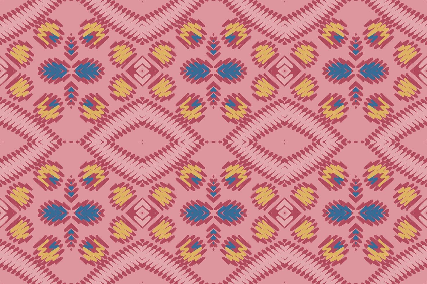 Patola sari Seamless Native American, Motif embroidery, Ikat embroidery Design for Print tapestry floral kimono repeat pattern lacing spanish motif vector