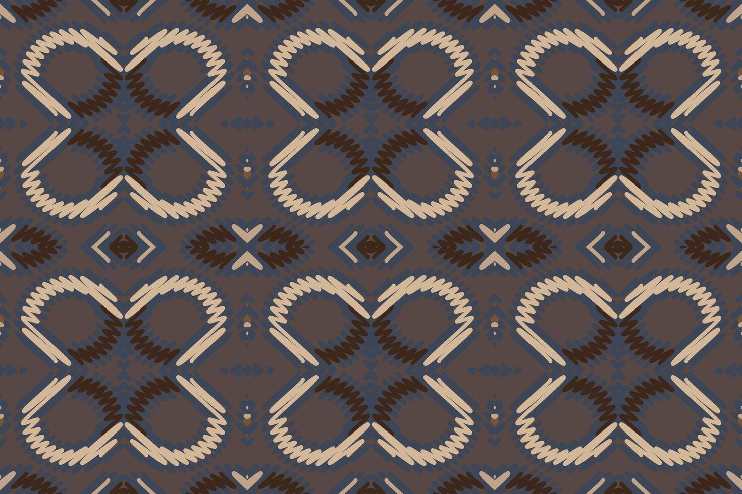 Patola sari Seamless Bandana print silk Motif embroidery, Ikat embroidery Design for Print Texture fabric saree sari carpet. kurta patola saree vector