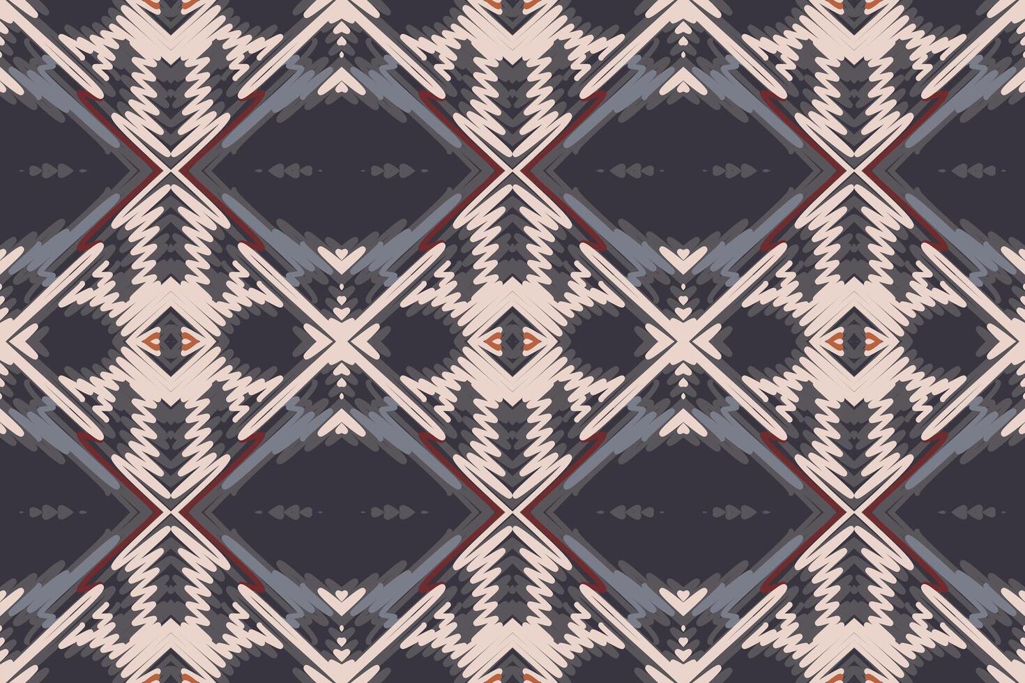 Patola sari Seamless Scandinavian pattern Motif embroidery, Ikat embroidery Design for Print border embroidery ancient egypt vector