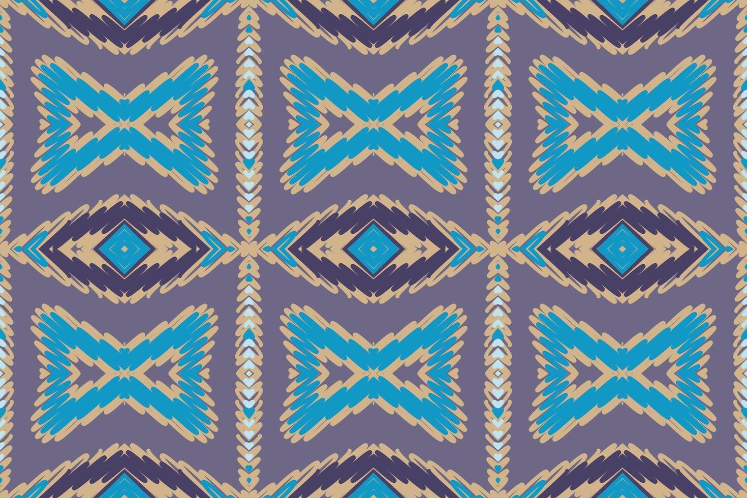 Kilim Pattern Seamless Bandana print silk Motif embroidery, Ikat embroidery Design for Print indigenous art aboriginal art pattern floral kurti mughal border vector