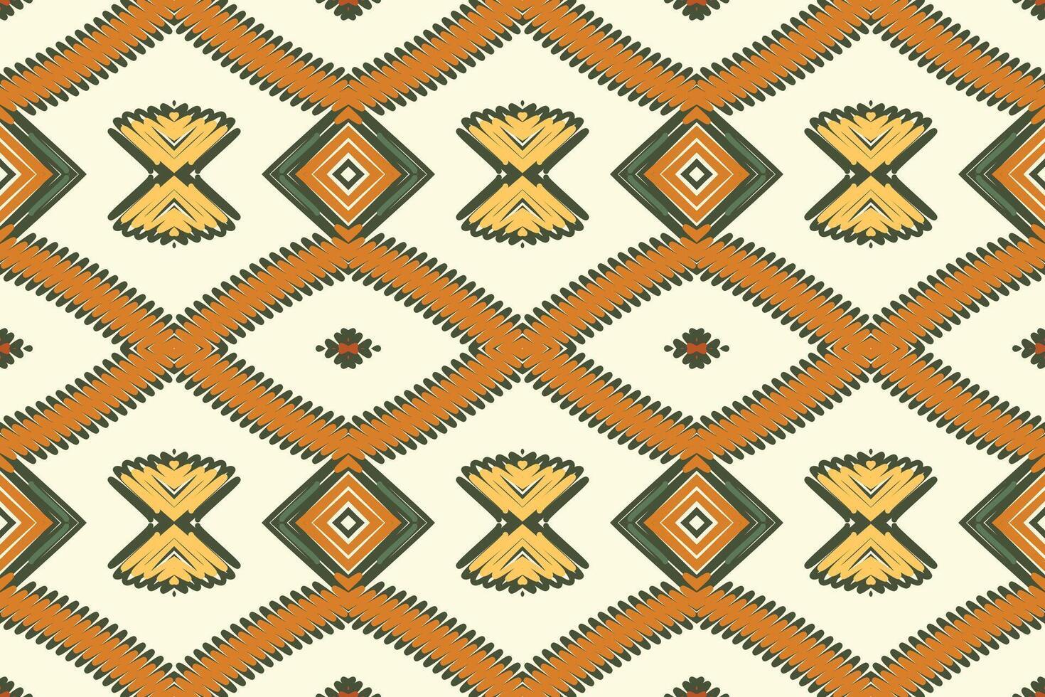 Kilim Pattern Seamless Bandana print silk Motif embroidery, Ikat embroidery Design for Print tapestry floral kimono repeat pattern lacing spanish motif vector