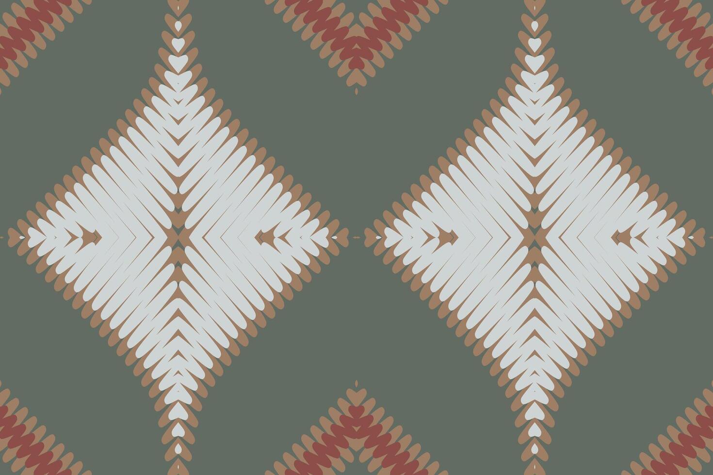 Dupatta Pattern Seamless Bandana print silk Motif embroidery, Ikat embroidery Design for Print indonesian batik motif embroidery native american kurta mughal design vector