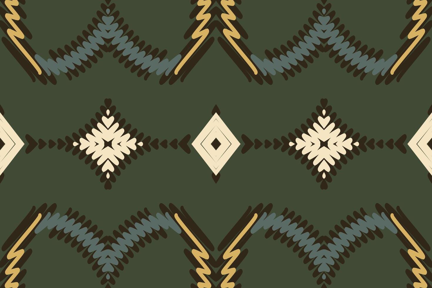Dupatta Pattern Seamless Mughal architecture Motif embroidery, Ikat embroidery Design for Print 60s paisley tie dye damascus ornament rugs hipster kurta pajama vector