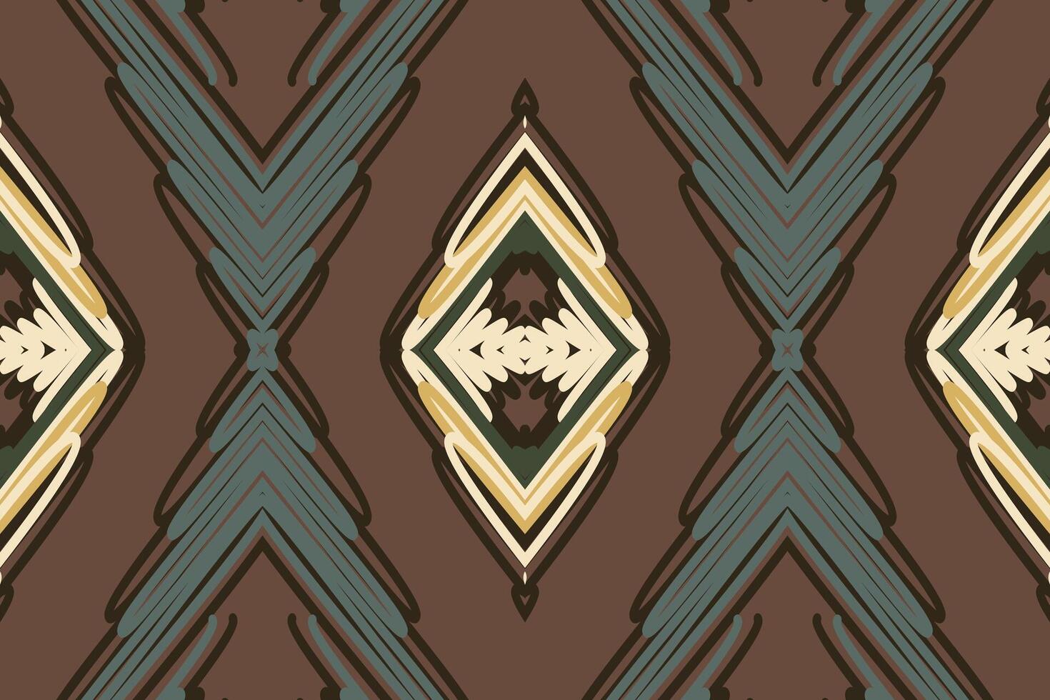 Dupatta Pattern Seamless Scandinavian pattern Motif embroidery, Ikat embroidery Design for Print indonesian batik motif embroidery native american kurta mughal design vector