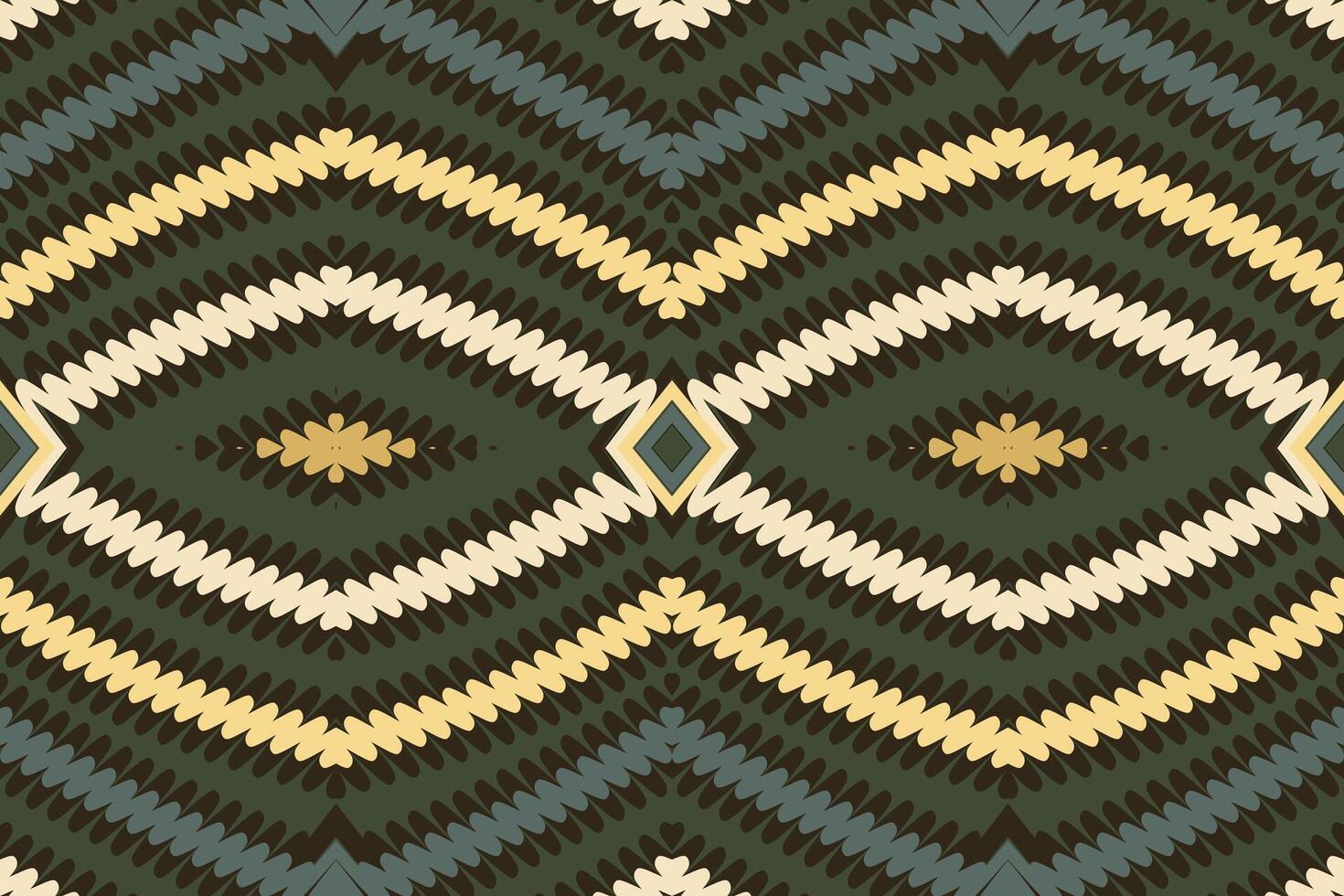 Dupatta Pattern Seamless Mughal architecture Motif embroidery, Ikat embroidery Design for Print scarf hijab pattern kerchief ikat Silk kurti model mughal patterns vector