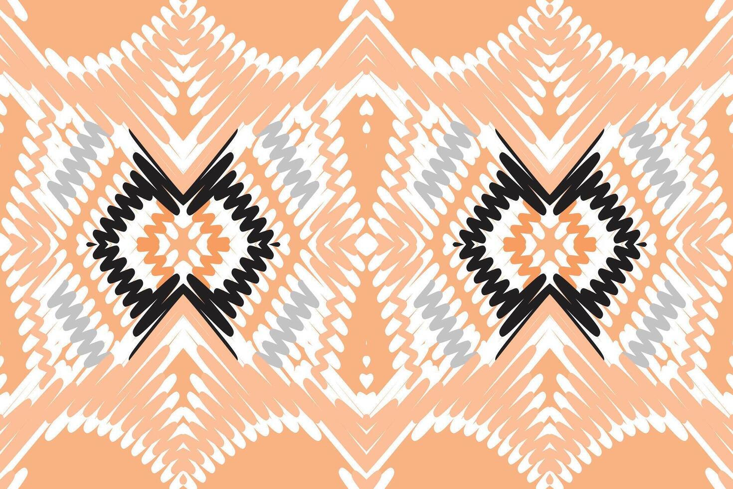 Dupatta Pattern Seamless Scandinavian pattern Motif embroidery, Ikat embroidery Design for Print Texture fabric saree sari carpet. kurta patola saree vector