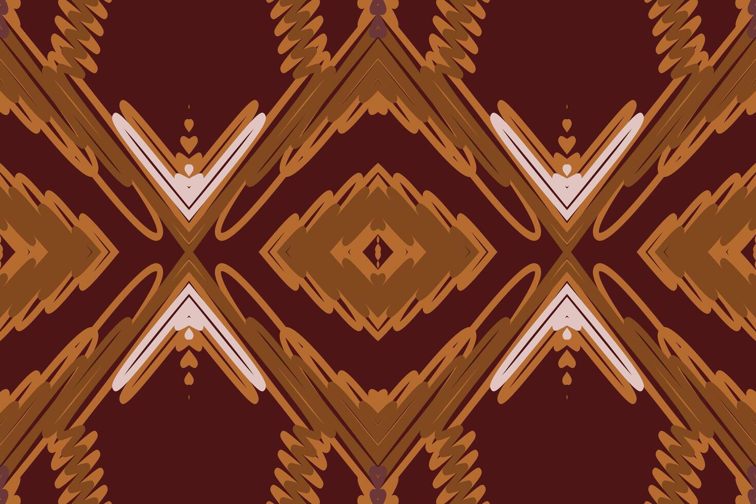Dupatta Pattern Seamless Scandinavian pattern Motif embroidery, Ikat embroidery Design for Print pattern vintage flower folk navajo patchwork pattern vector