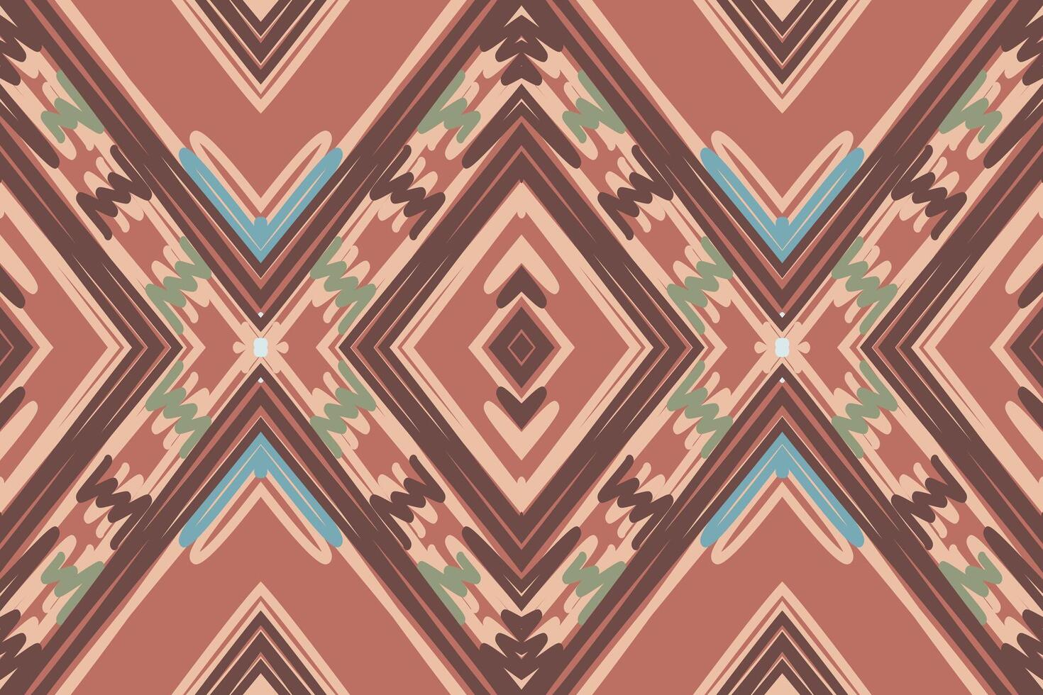 Salwar Pattern Seamless Native American, Motif embroidery, Ikat embroidery Design for Print tie dyeing pillowcase sambal puri kurti mughal architecture vector