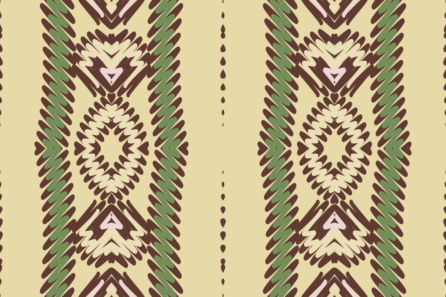 Salwar Pattern Seamless Bandana print silk Motif embroidery, Ikat embroidery Design for Print indigenous art aboriginal art pattern floral kurti mughal border vector