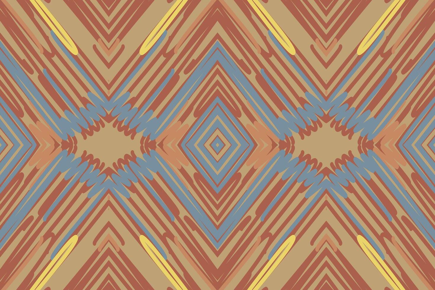 Salwar Pattern Seamless Australian aboriginal pattern Motif embroidery, Ikat embroidery Design for Print vyshyvanka placemat quilt sarong sarong beach kurtis Indian motifs vector