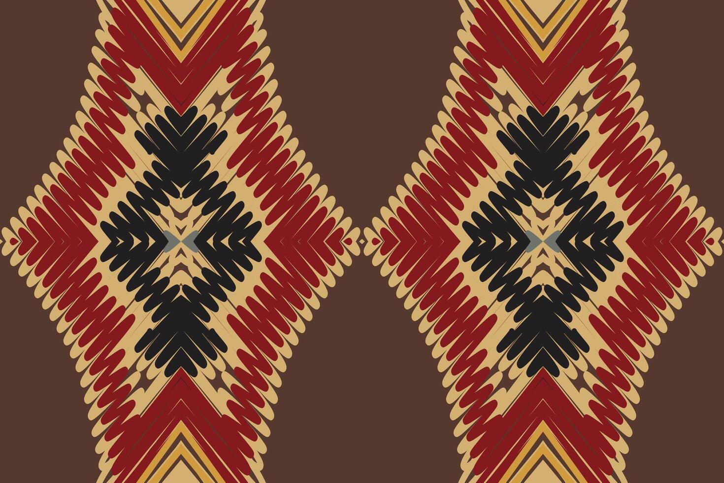 Salwar Pattern Seamless Bandana print silk Motif embroidery, Ikat embroidery Design for Print egyptian pattern tibetan mandala bandanna vector