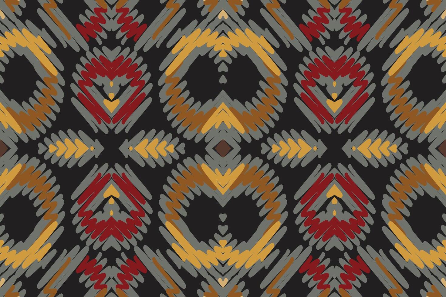 Salwar Pattern Seamless Mughal architecture Motif embroidery, Ikat embroidery Design for Print Texture fabric saree sari carpet. kurta patola saree vector
