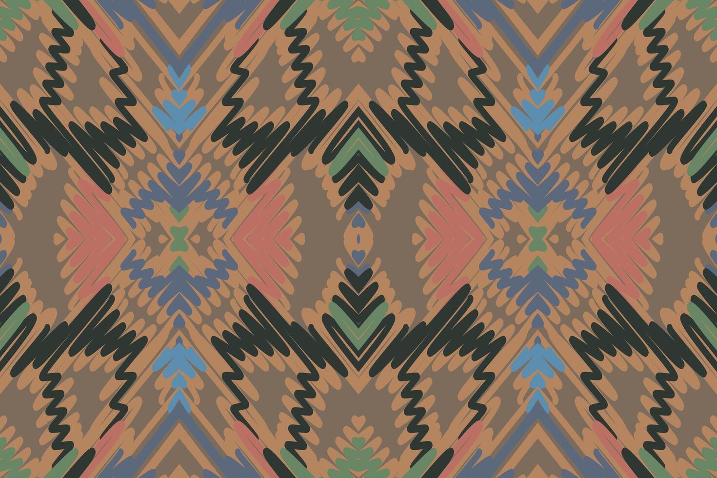 Salwar Pattern Seamless Mughal architecture Motif embroidery, Ikat embroidery Design for Print vyshyvanka placemat quilt sarong sarong beach kurtis Indian motifs vector