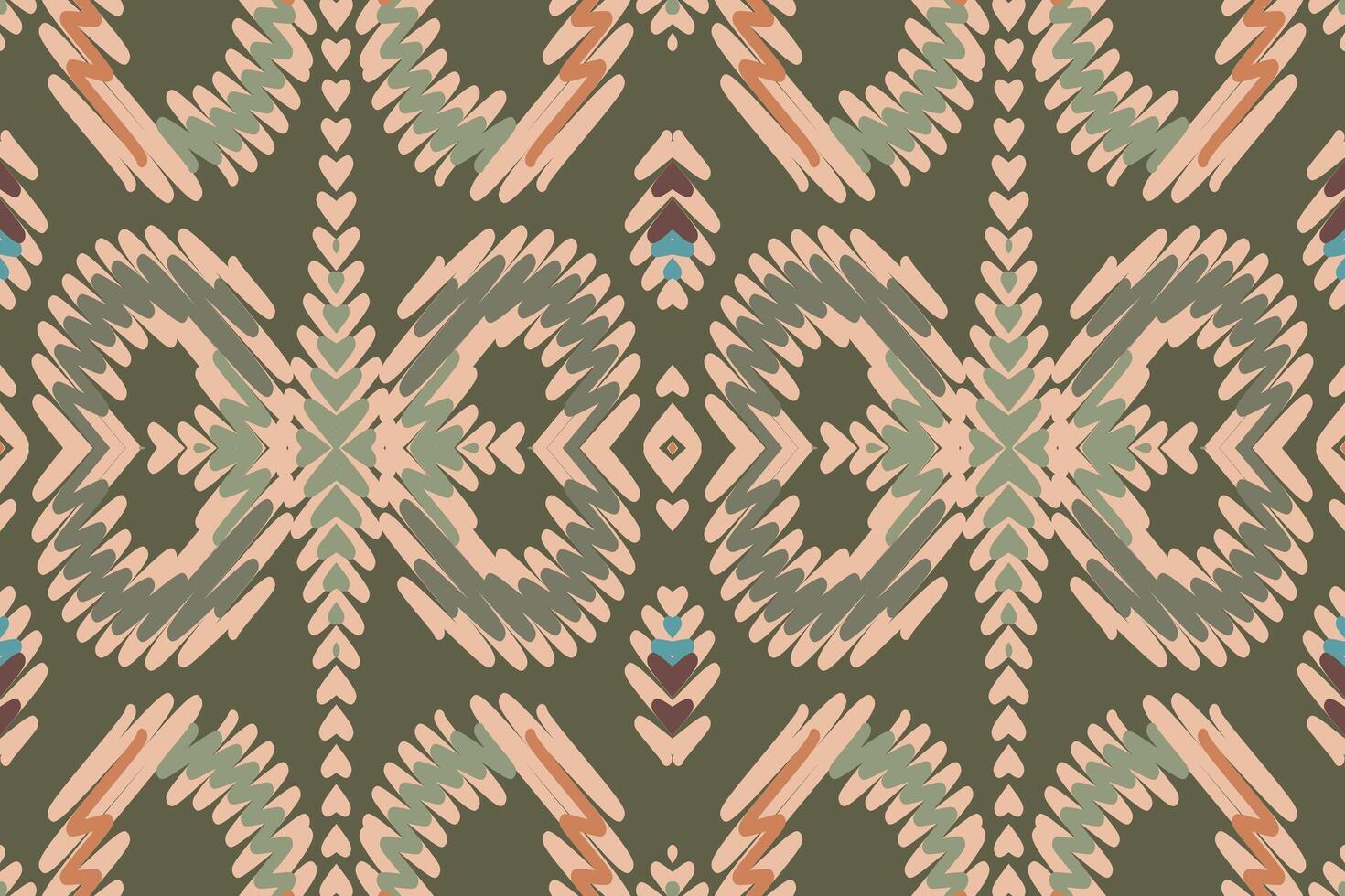 Pakistani dresses pattern Seamless Mughal architecture Motif embroidery, Ikat embroidery Design for Print indigenous art aboriginal art pattern floral kurti mughal border vector