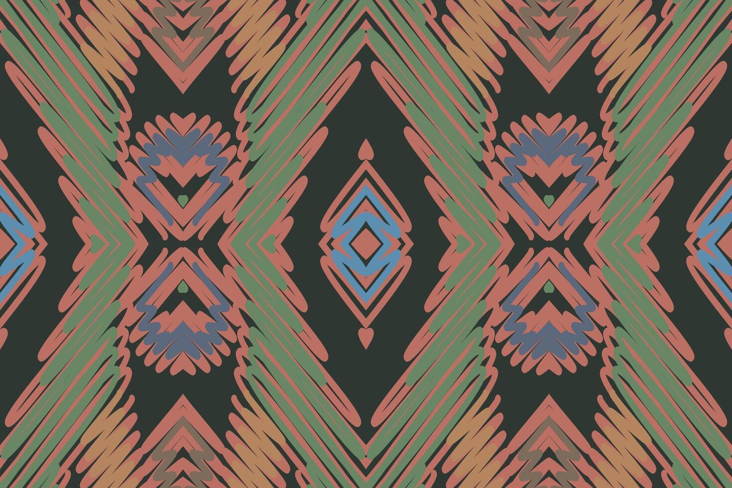 Pakistani dresses pattern Seamless Scandinavian pattern Motif embroidery, Ikat embroidery Design for Print indigenous art aboriginal art pattern floral kurti mughal border vector