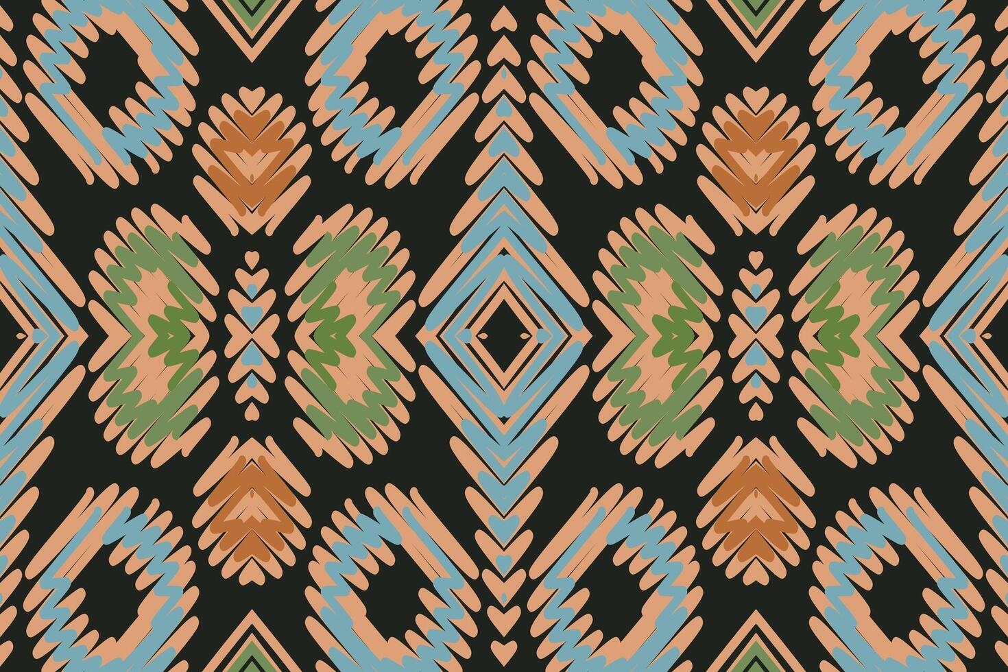 Anarkali Pattern Seamless Native American, Motif embroidery, Ikat embroidery Design for Print tie dyeing pillowcase sambal puri kurti mughal architecture vector