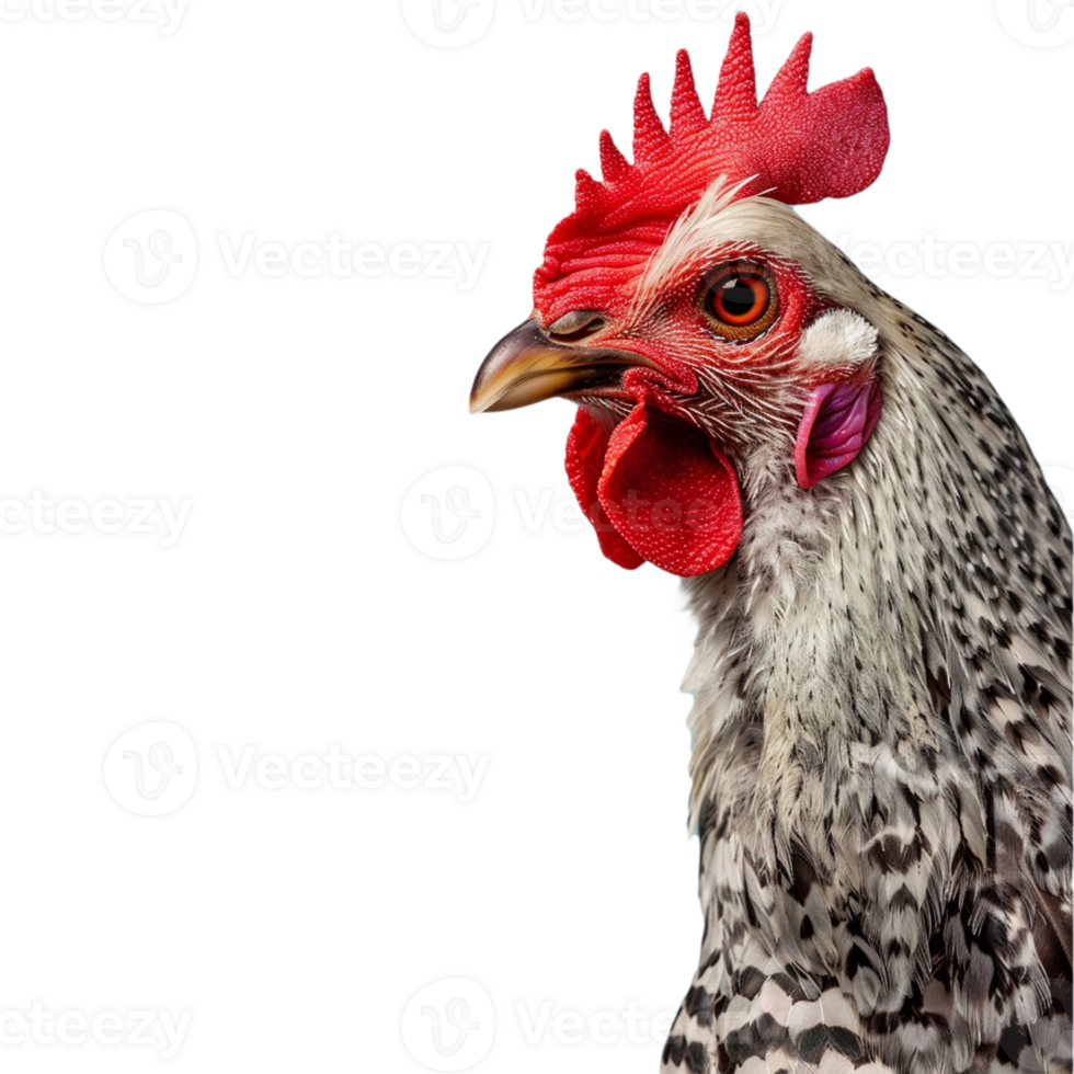 A hen on transparent background png