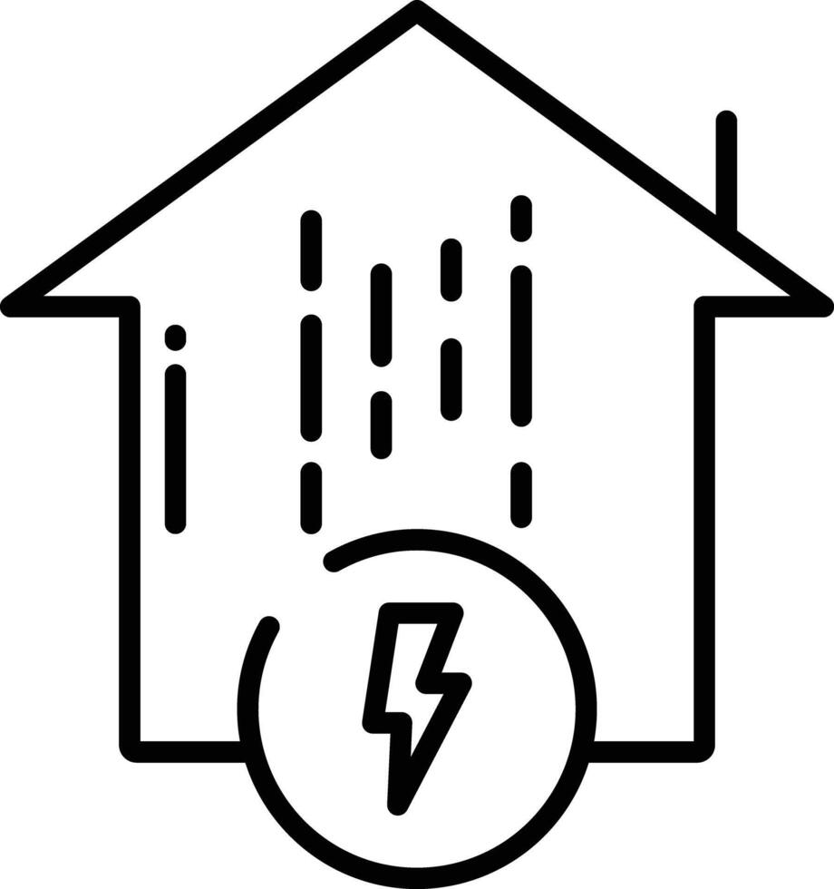 home outline illustration vector