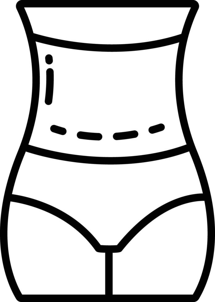 Csection delivery outline illustration vector