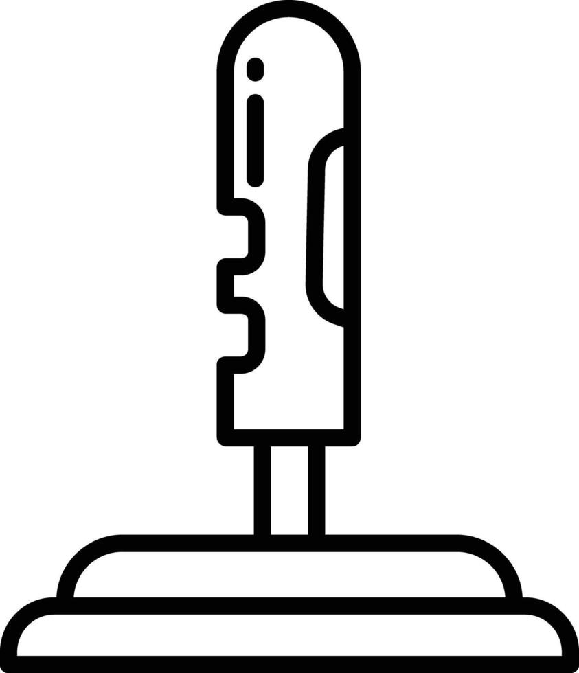 joystick outline illustration vector