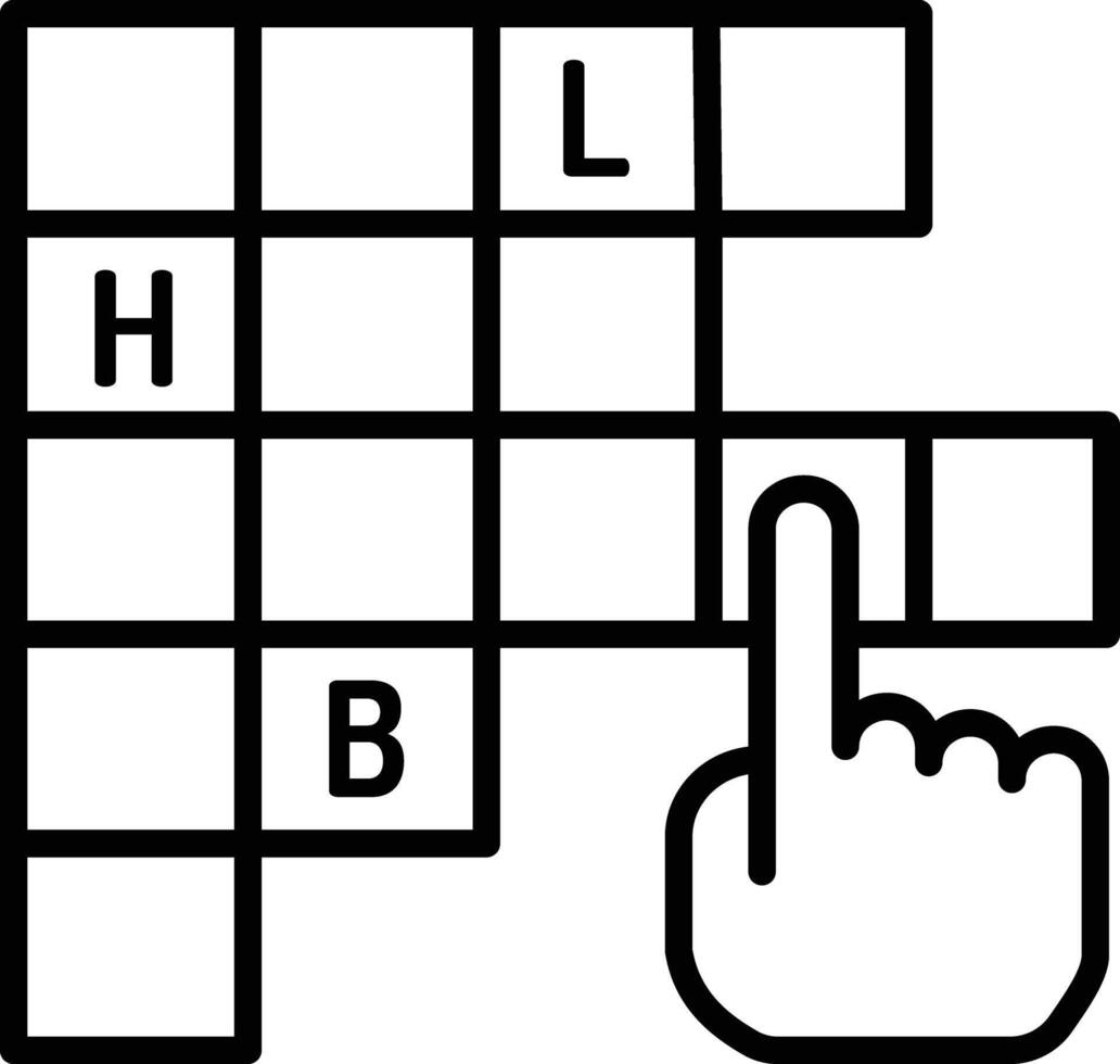 puzzle outline illustration vector