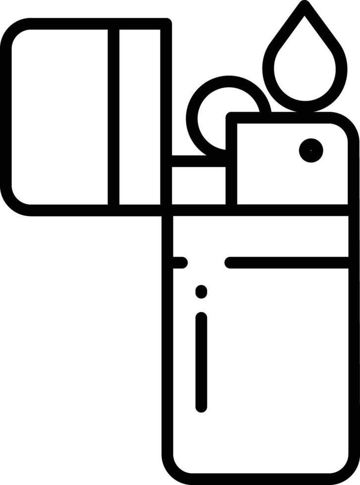 Lighter outline illustration vector