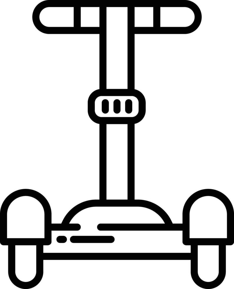 Segway outline illustration vector