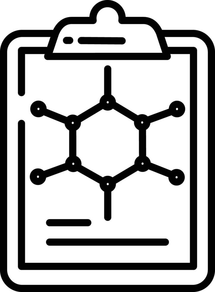 Sheet outline illustration vector