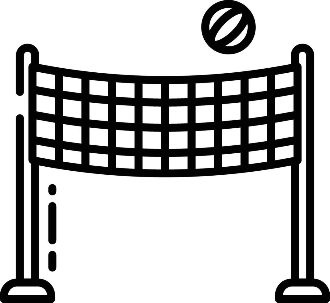 Net outline illustration vector
