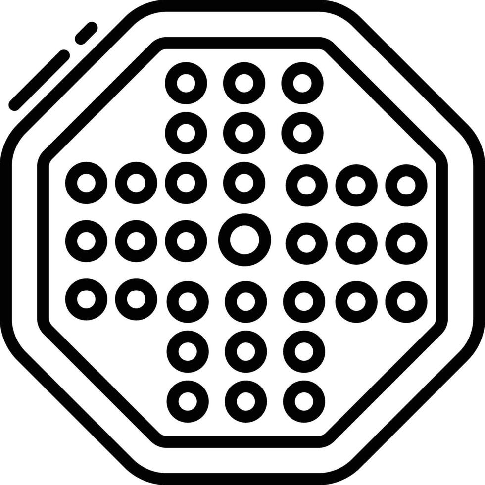 Marble Plate outline illustration vector