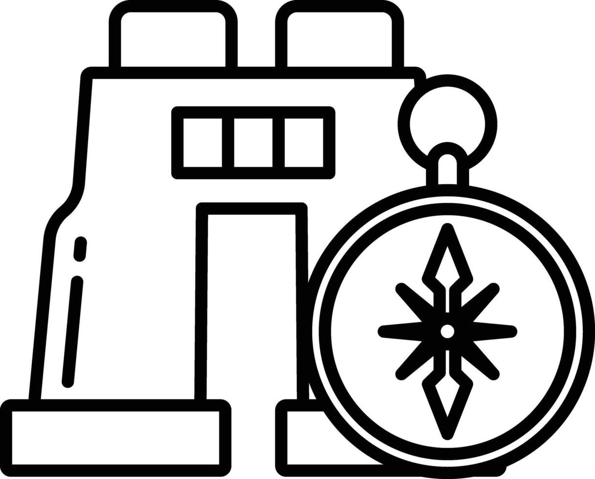 beach outline illustration vector