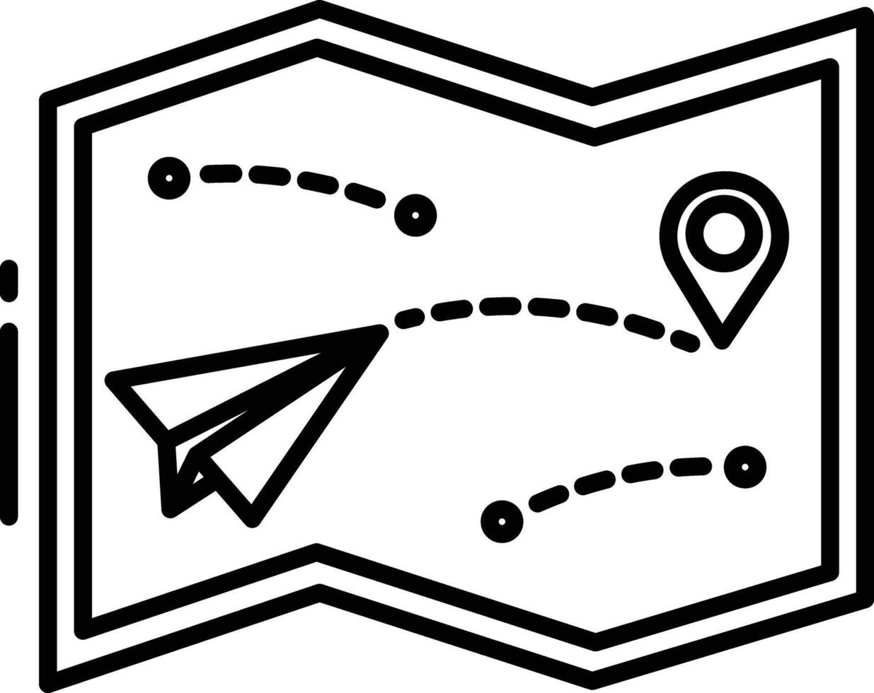 travel outline illustration vector