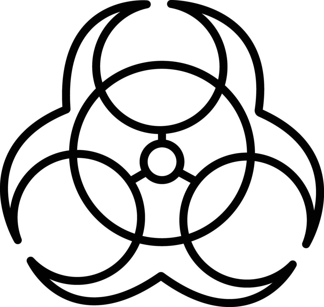Quarantine outline illustration vector