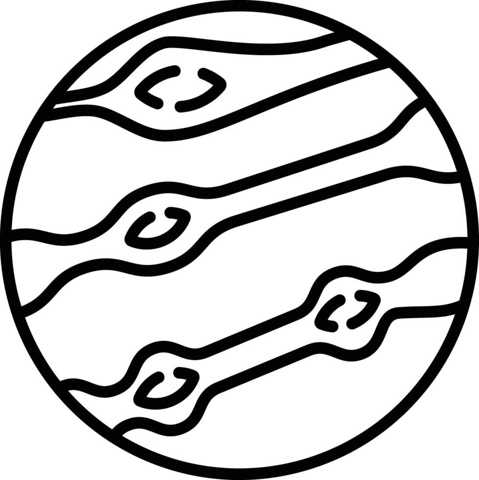 Venus outline illustration vector