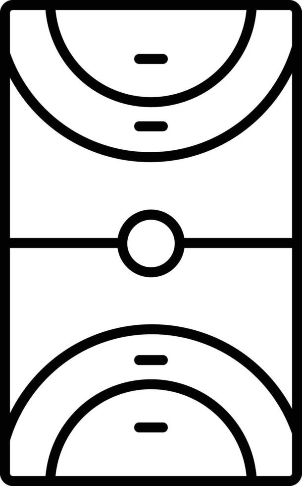 Handball Game outline illustration vector