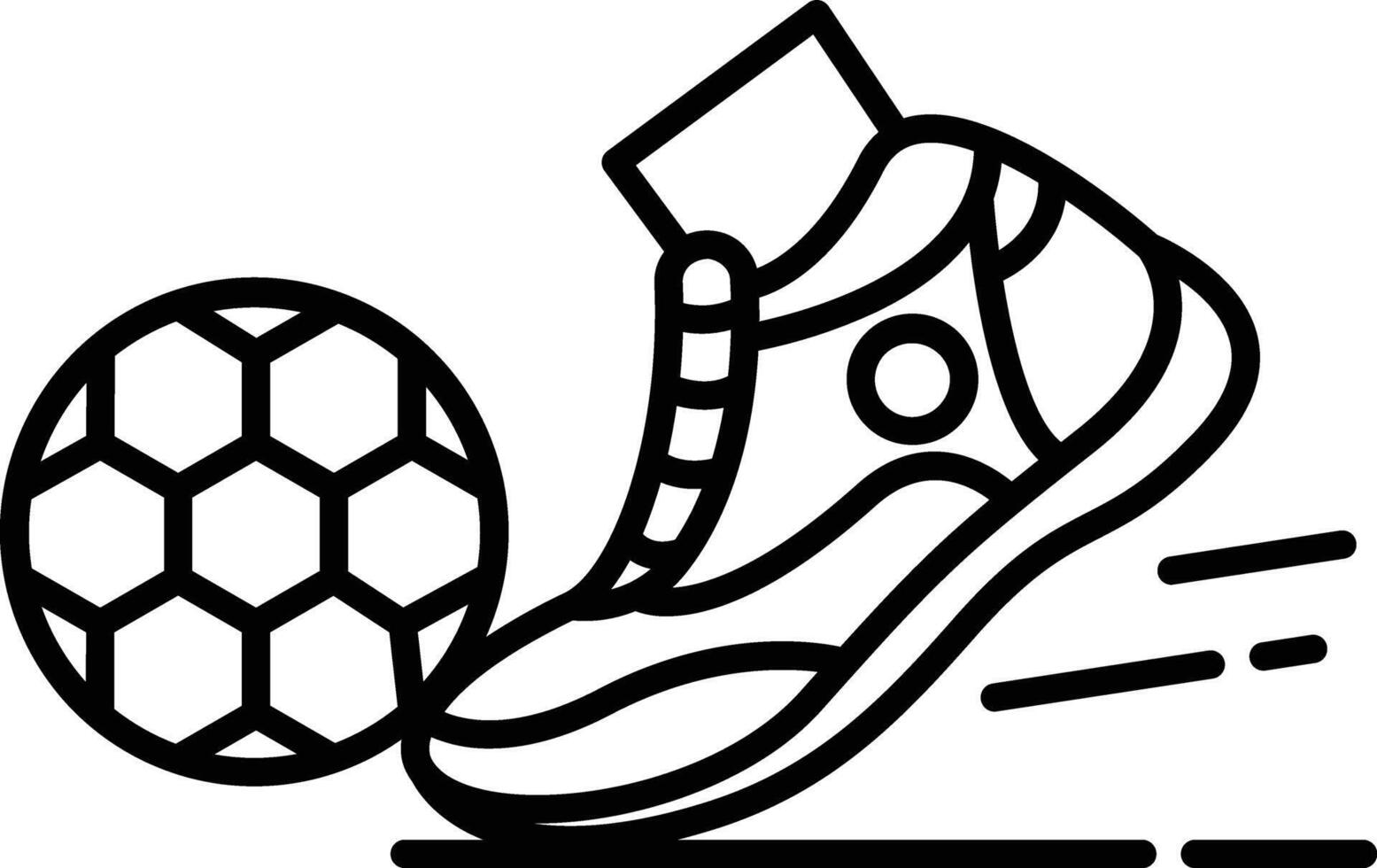 cricket pitch outline illustration vector