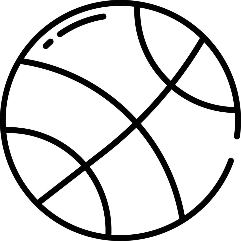 Ball outline illustration 45617583 Vector Art at Vecteezy