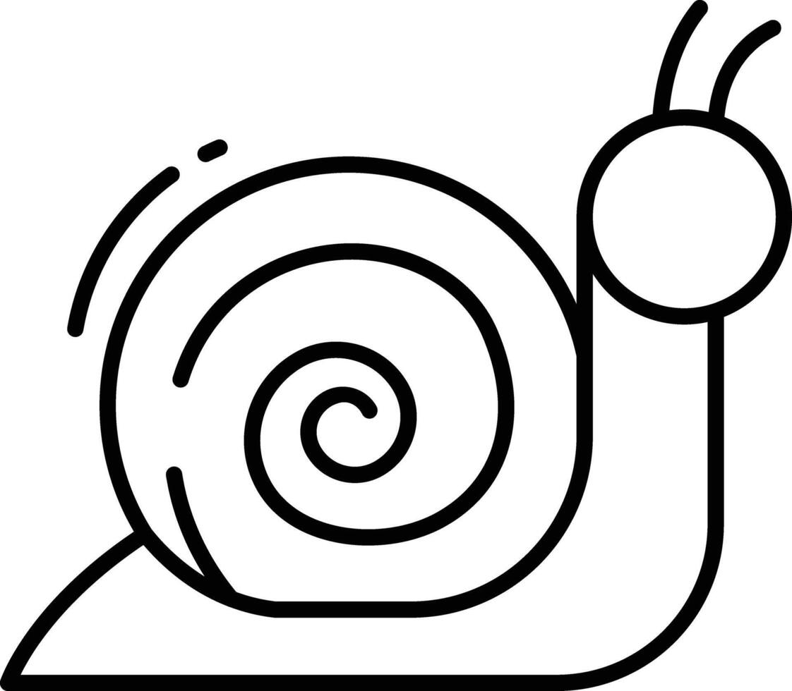 Invertebrate outline illustration vector